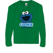 Детская футболка с длинным рукавом Cookie monster
