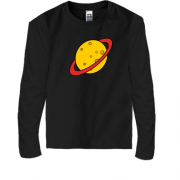 Детская футболка с длинным рукавом с Сатурном
