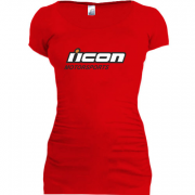 Женская удлиненная футболка ICON Motosport