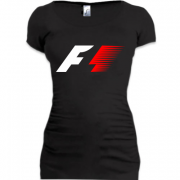 Женская удлиненная футболка Formula F-1