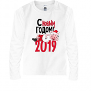 Детская футболка с длинным рукавом с Новым Годом 2019