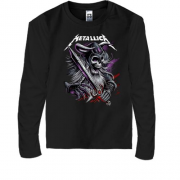 Детская футболка с длинным рукавом Metallica (со скелетом-воином