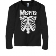 Детская футболка с длинным рукавом скелет Misfits (2)