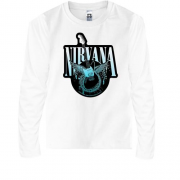 Детская футболка с длинным рукавом Nirvana (гитара)
