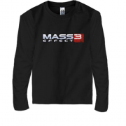 Детская футболка с длинным рукавом Mass Effect 3 Logo