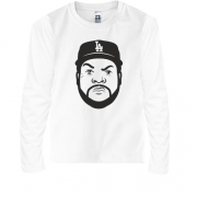 Детская футболка с длинным рукавом с портретом Ice Cube