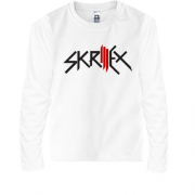 Детская футболка с длинным рукавом с логотипом "Skrillex"