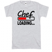 Футболка с надписью "chef " шеф-повар