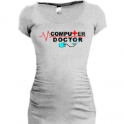 Туника с надписью "Компьютерный доктор"
