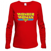 Лонгслив с надписью Wonder Woman