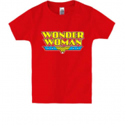 Детская футболка с надписью Wonder Woman