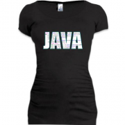 Подовжена футболка для програміста JAVA