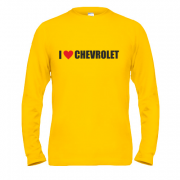 Чоловічий лонгслів I love Chevrolet