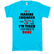 Футболка I'm marine engineer