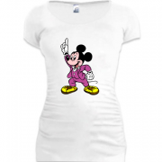 Женская удлиненная футболка Мики в костюме