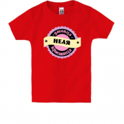 Детская футболка с надписью "Умница красавица Неля"