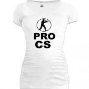 Женская удлиненная футболка Counter Strike Pro