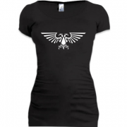 Женская удлиненная футболка Имперский орел