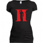 Женская удлиненная футболка Мафия 2