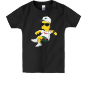 Дитяча футболка з модним Бартом Сімпсоном в кепці