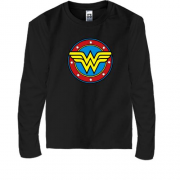 Детская футболка с длинным рукавом с логотипом Wonder Woman