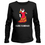 Жіночий лонгслів i love flamenco
