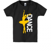 Детская футболка с балериной