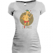 Подовжена футболка з танцюючим верблюдом