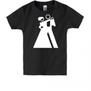 Детская футболка с танцующей парой