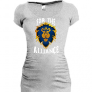 Подовжена футболка For the alliance