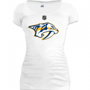 Женская удлиненная футболка Nashville Predators
