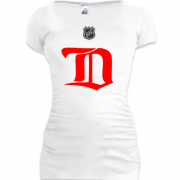 Женская удлиненная футболка Detroit Red Wings 3