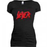 Женская удлиненная футболка Slayer