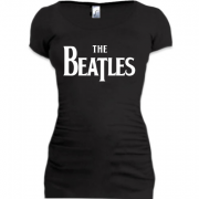Женская удлиненная футболка The Beatles 2