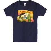 Детская футболка с крысой и надписью "С новым годом"