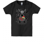 Дитяча футболка з новорічним щуром