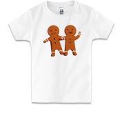 Детская футболка с пряничными человечками