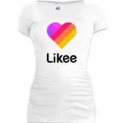 Подовжена футболка з логотипом Likee