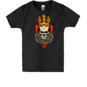 Дитяча футболка з клоуном в короні