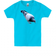 Детская футболка с голубем