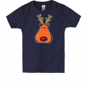 Детская футболка с головой оленя