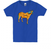 Детская футболка с лошадью и магазинами