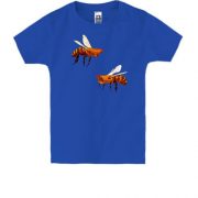 Детская футболка с пчелами камерами