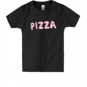 Дитяча футболка с надписью "Pizza"