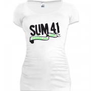Женская удлиненная футболка Sum 41