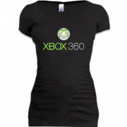 Женская удлиненная футболка XBOX 360