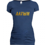 Подовжена футболка з написом "Алтин"