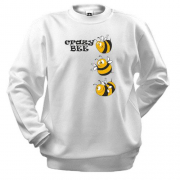 Свитшот Crazy Bee Пчелы