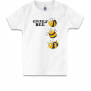 Детская футболка Crazy Bee Пчелы