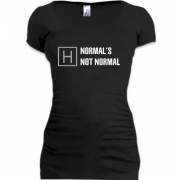 Женская удлиненная футболка Normal's Not Normal